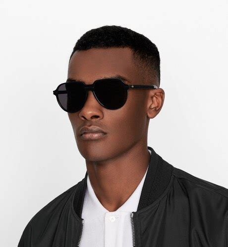 dior essential ai sunglasses|DiorEssential AI Black Pilot Sunglasses .